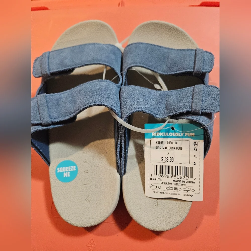 Reef Kids Ojai Sandal: BLUE/GRAY: NEW WITH TAGS: SIZE 3